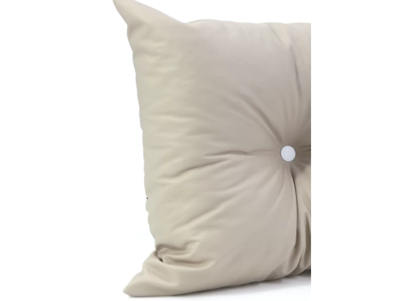 Μαξιλάρι Πλάτης Με 2 Κουμπιά Ομπρελόπανο αδιάβροχο μπεζ χρώμα