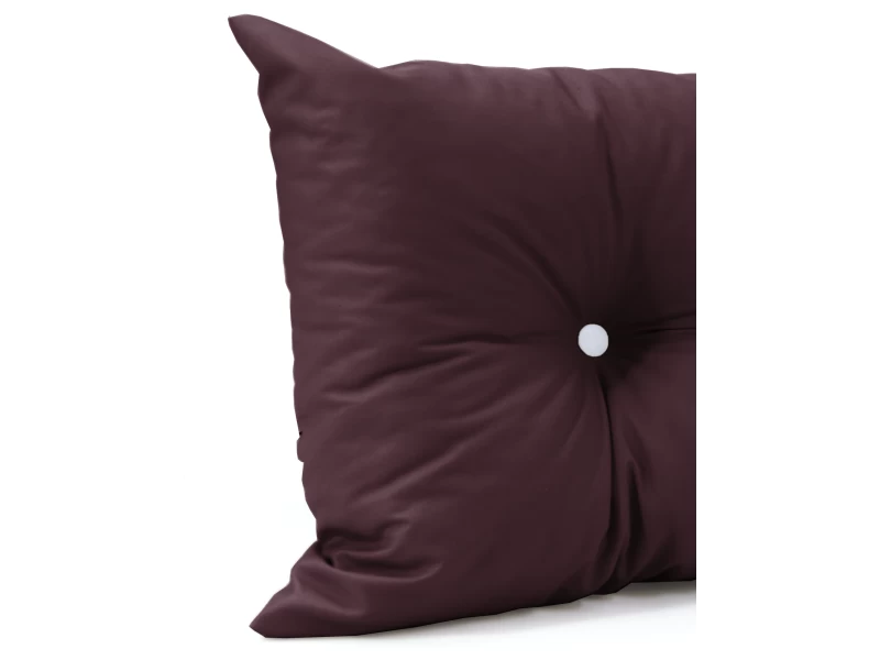 Μαξιλάρι Πλάτης Με 2 Κουμπιά Από Ομπρελόπανο αδιάβροχο μπορντό χρώμα