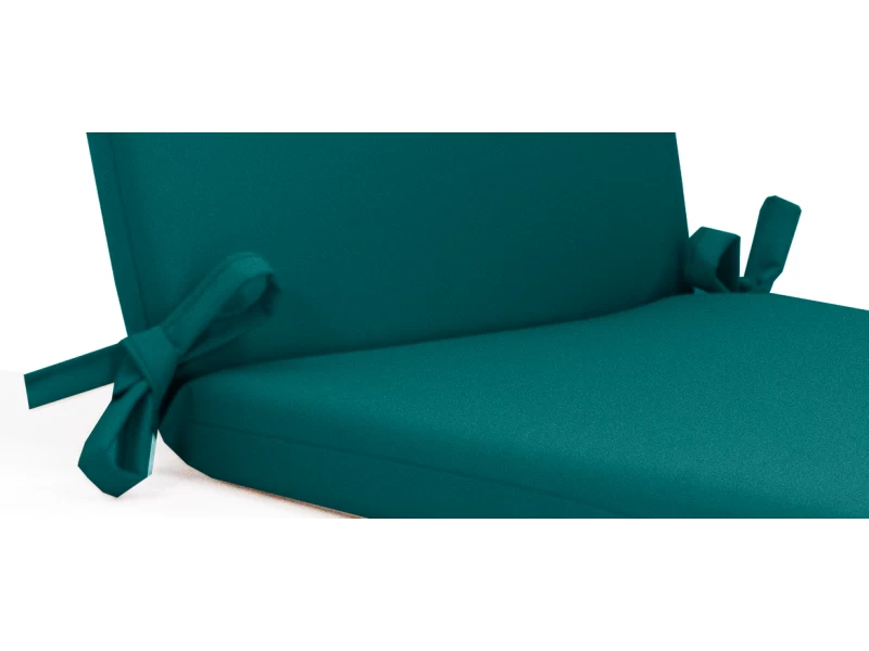 Μαξιλάρι αδιάβροχο 100% καρέκλας με κορδόνια στην πλάτη μονόχρωμο πετρόλ Μαξιλάρι αδιάβροχο 100% καρέκλας με κορδόνια στην πλάτη μονόχρωμο πετρόλ