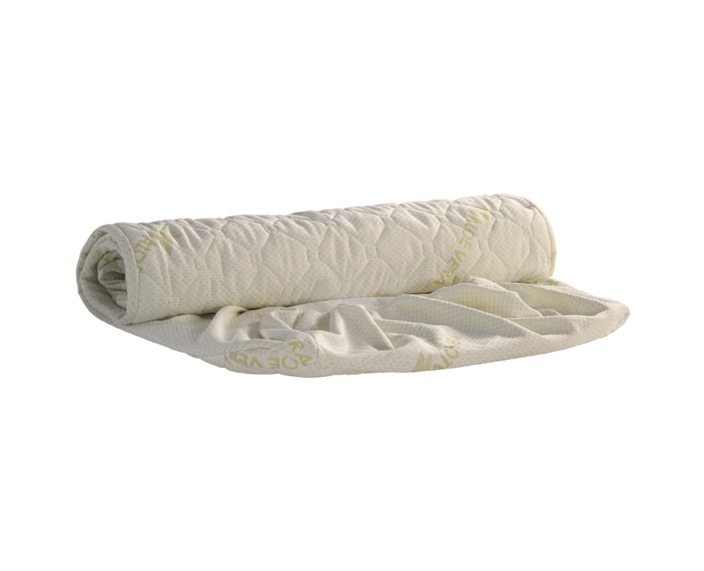 Επίστρωμα Aloe Vera με περιμετρική φάσα Καπιτονέ | Mypouf.gr