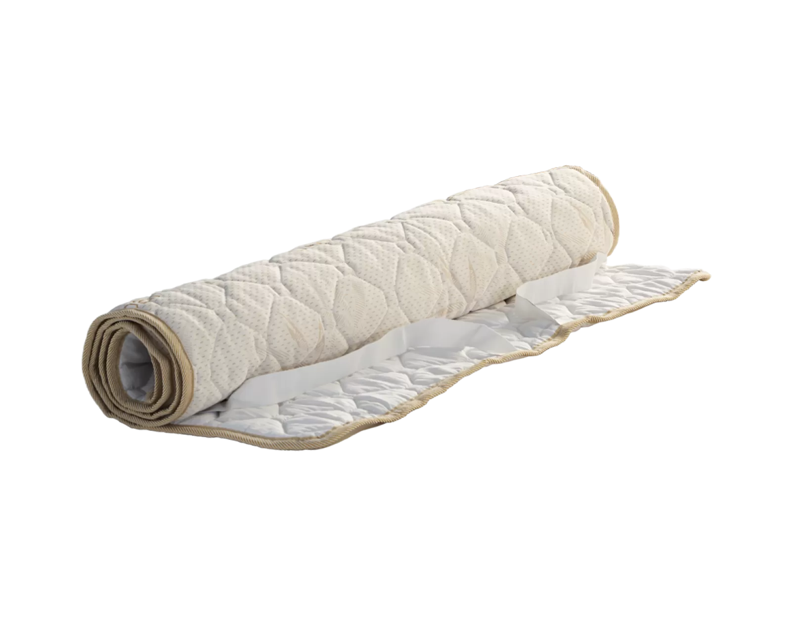 Επίστρωμα Bamboo με 4 λάστιχα Καπιτονέ | Mypouf.gr