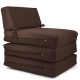 Πολυθρόνα - Κρεβάτι Flip Chair καφέ Panama | Mypouf.gr Πολυθρόνα - Κρεβάτι Flip Chair καφέ Panama | Mypouf.gr