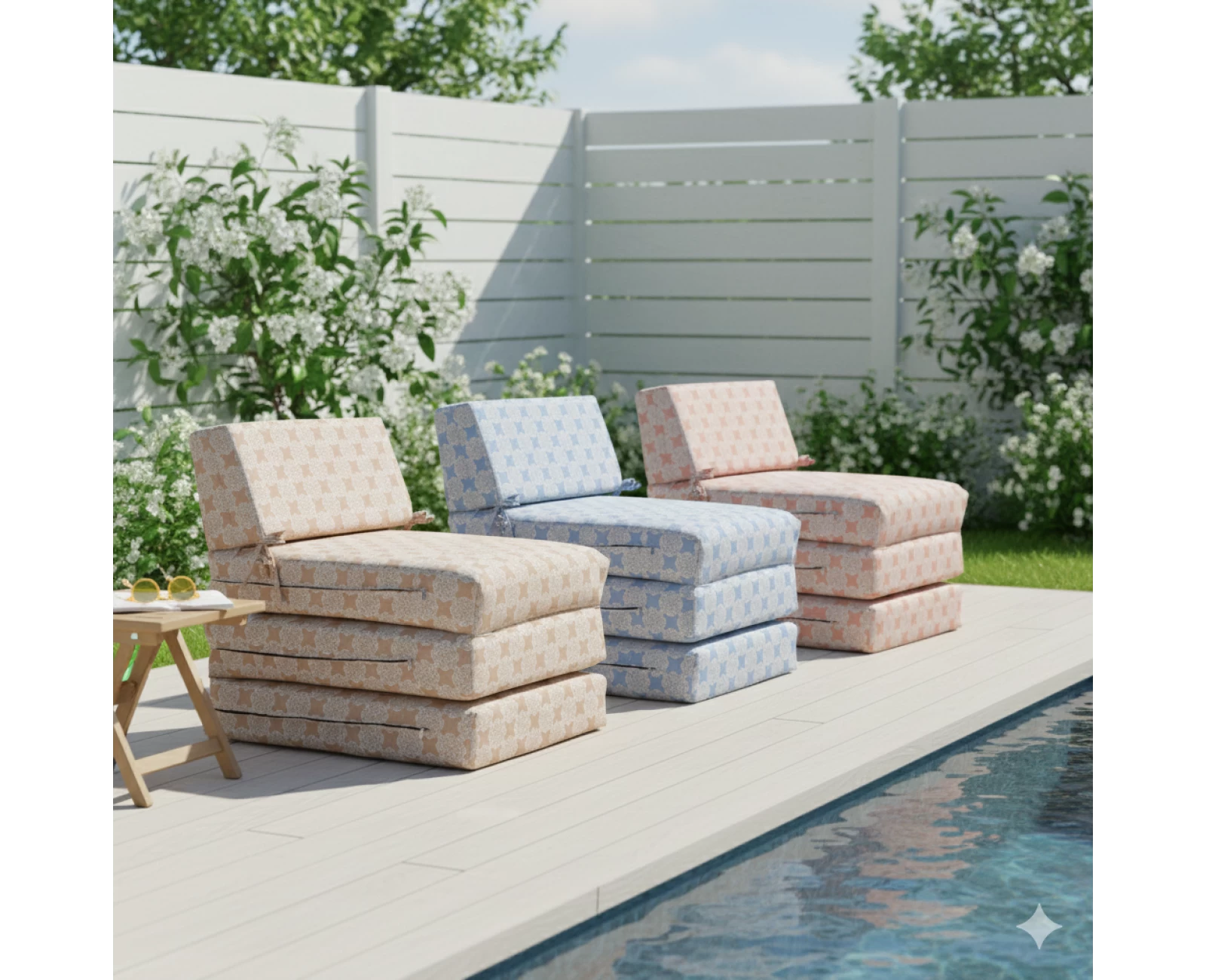 Πολυθρόνα - Κρεβάτι Flip Chair Panama Λονέτα Ύφασμα απόχρωση του μπέζ σχέδιο Kanada | Mypouf.gr