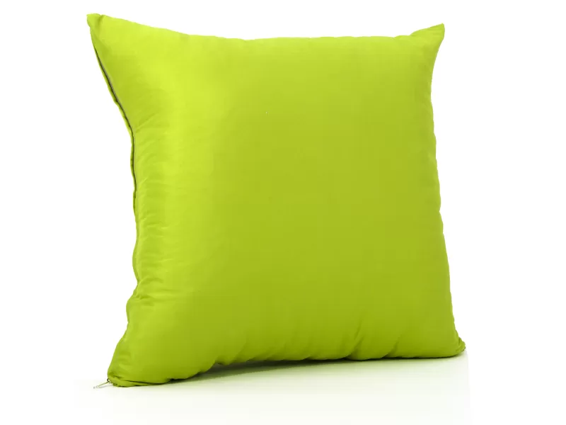 Μαξιλάρι καναπέ - δαπέδου μονόχρωμο λαχανί - Ύφασμα κρετόν