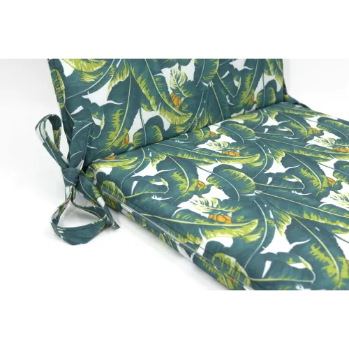 Μαξιλάρι καρέκλας λονέτα με κορδόνια στην πλάτη σχέδιο Savana 701