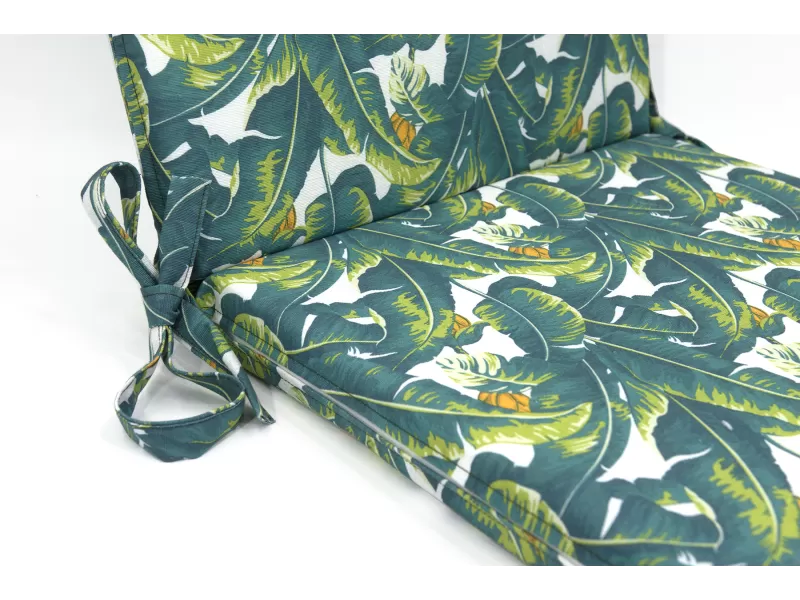 Μαξιλάρι καρέκλας λονέτα με κορδόνια στην πλάτη σχέδιο Savana 701