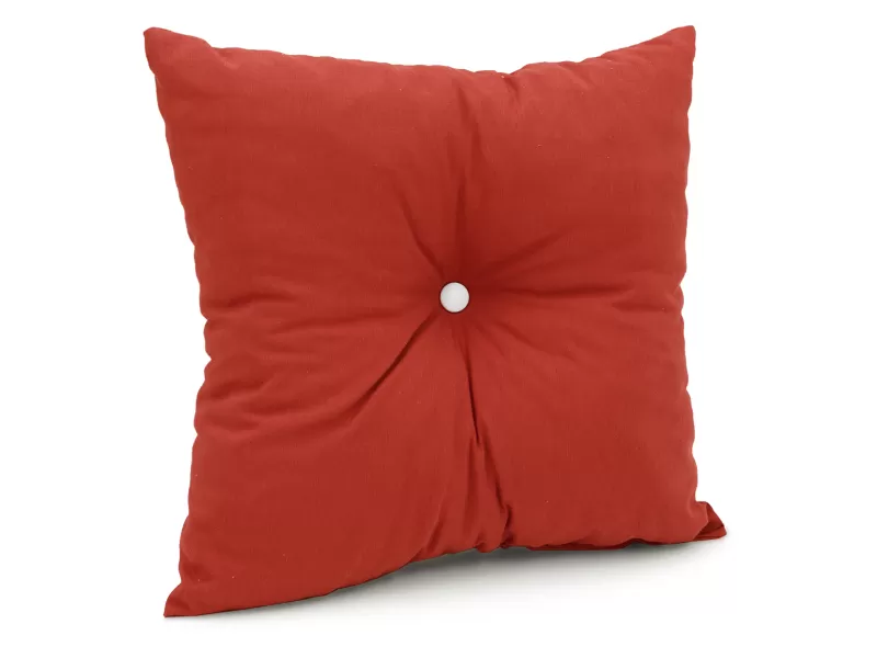 Μαξιλάρι Πλάτης Με 2 Κουμπιά Λονέτα κόκκινη