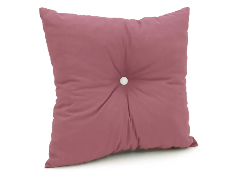 Μαξιλάρι Πλάτης Με 2 Κουμπιά Λονέτα ρόζ - σομόν