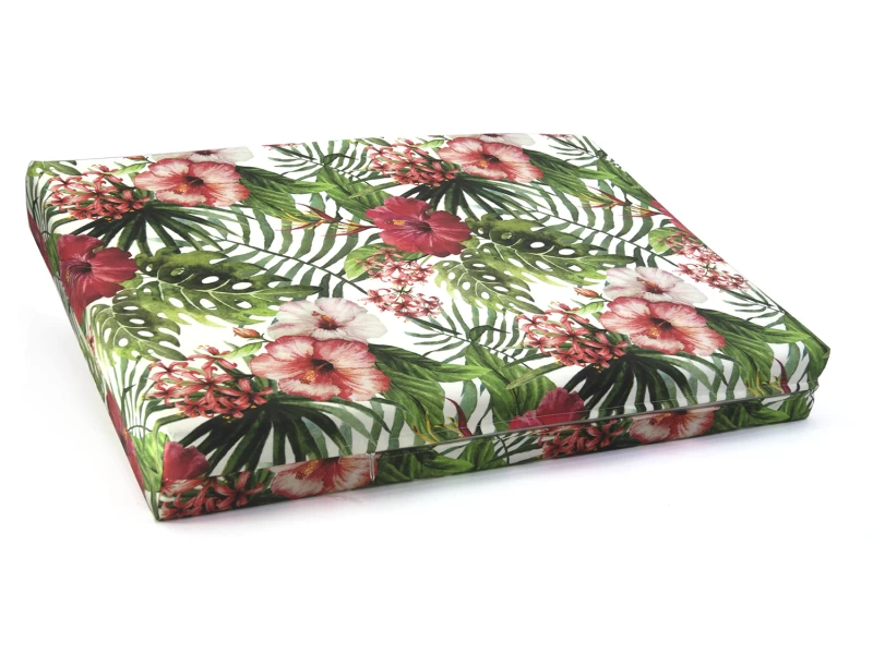 Μαξιλάρι μονοκόμματο αφρολέξ βαμβακερό με 70% αδιαβροχοποίηση (Flower 15083 60 x 80 x 10