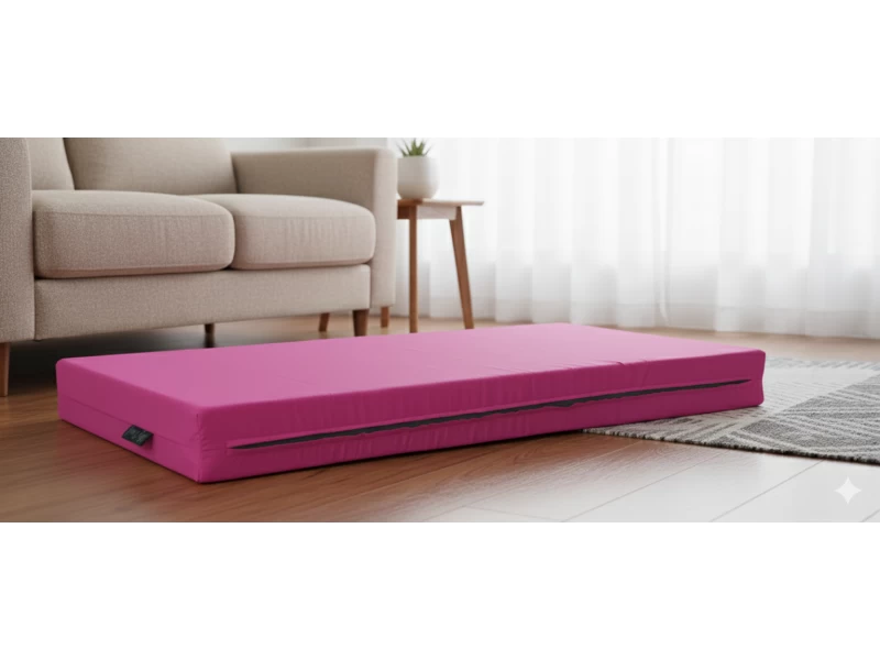 Μαξιλάρι μονόχρωμο φούξια για παλέτα και ευρωπαλέτα (Ύφασμα Κρετόν)