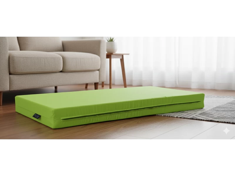 Μαξιλάρι μονόχρωμο λαχανί για παλέτα και ευρωπαλέτα (Ύφασμα Κρετόν)