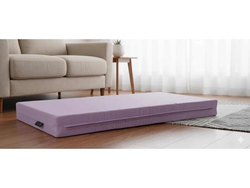 Μαξιλάρι μονόχρωμο λιλά για παλέτα και ευρωπαλέτα (Ύφασμα Κρετόν)