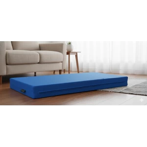 Μαξιλάρι μονόχρωμο μπλέ για παλέτα και ευρωπαλέτα (Ύφασμα Κρετόν)