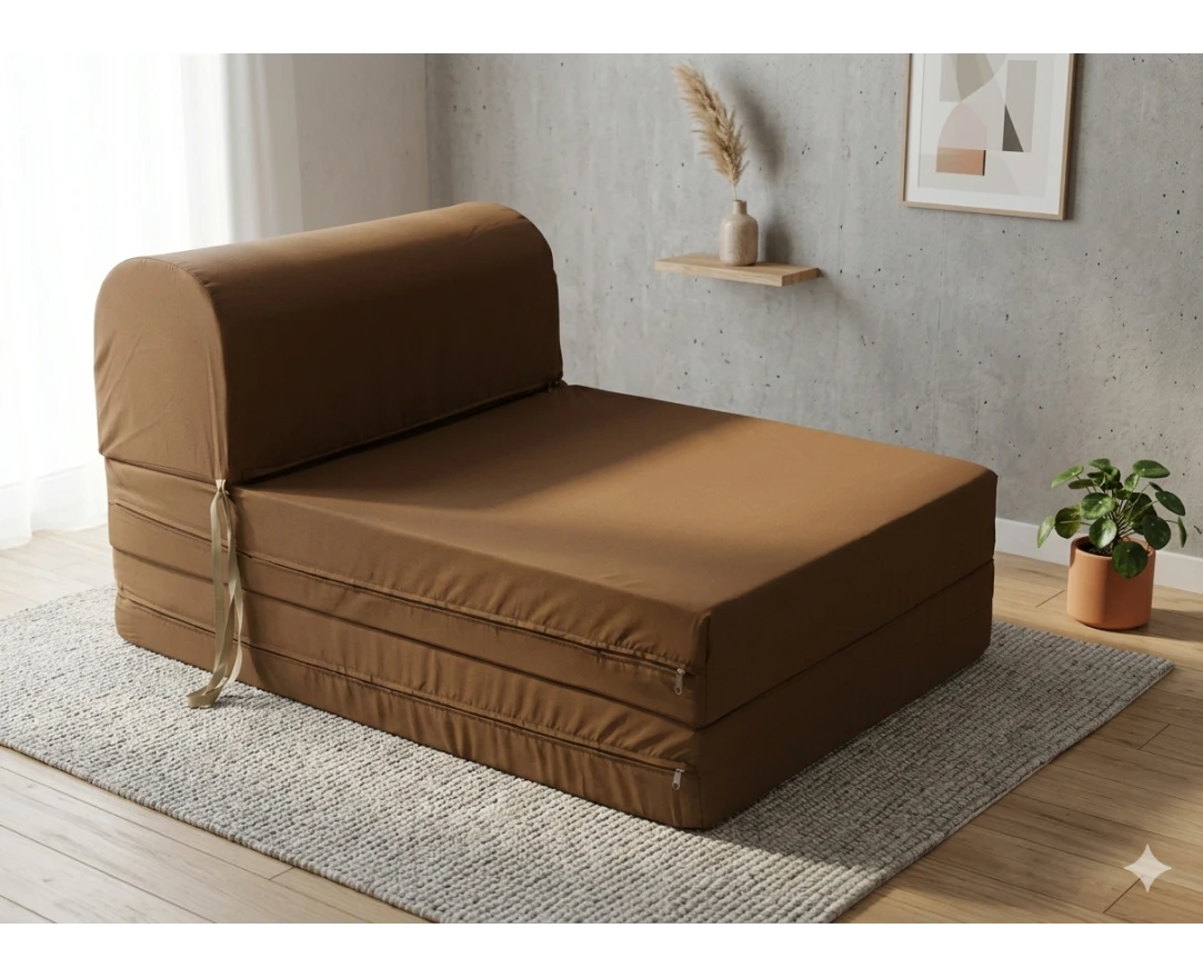 Πολυθρόνα - Κρεβάτι Flip Chair Caramel Florina - Εικόνα 2 | Mypouf.gr
