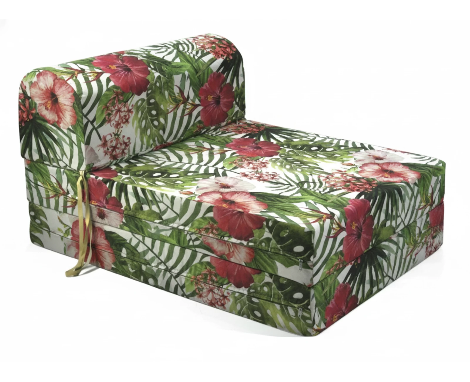 Πολυθρόνα - Κρεβάτι Flip Chair Florina - 70% αδιαβροχοποίηση Ύφασμα απόχρωση σχέδιο (Flower 15083) | Mypouf.gr