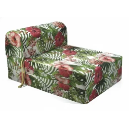 Πολυθρόνα - Κρεβάτι Flip Chair Florina - 70% αδιαβροχοποίηση Ύφασμα απόχρωση σχέδιο (Flower 15083)