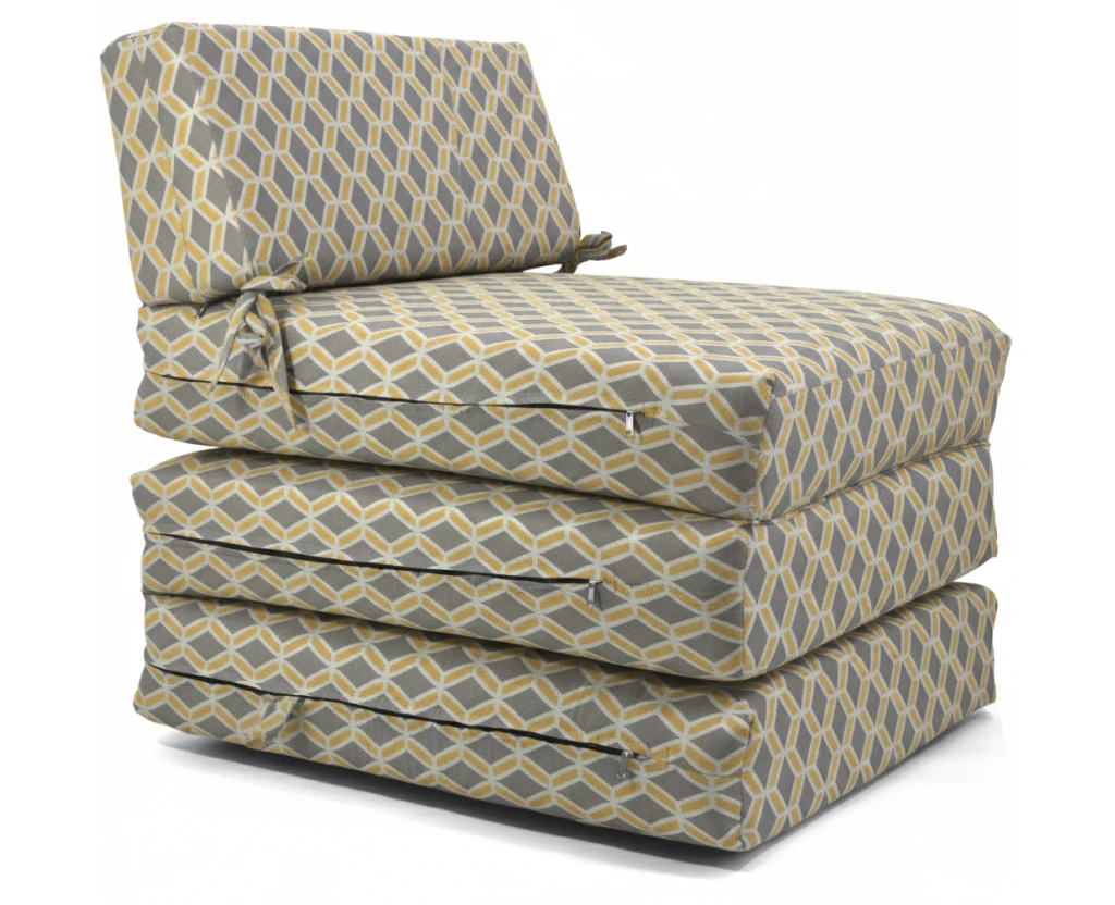 Πολυθρόνα - Κρεβάτι Flip Chair Panama 70% αδιαβροχοποίηση Ύφασμα απόχρωση σχέδιο (Beehive)