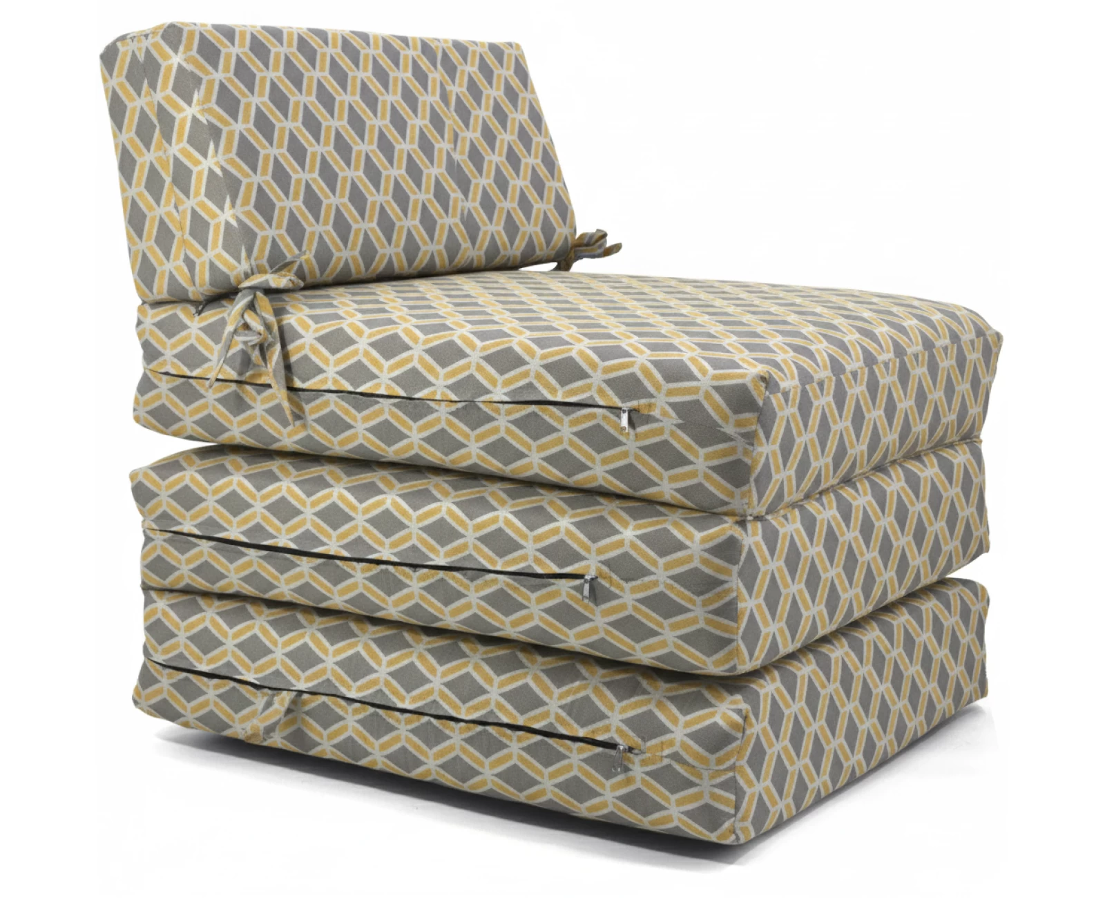 Πολυθρόνα - Κρεβάτι Flip Chair Panama 70% αδιαβροχοποίηση Ύφασμα απόχρωση σχέδιο (Beehive) | Mypouf.gr