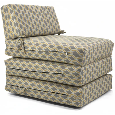 Πολυθρόνα - Κρεβάτι Flip Chair Panama 70% αδιαβροχοποίηση Ύφασμα απόχρωση σχέδιο (Beehive)