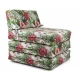 Πολυθρόνα - Κρεβάτι Flip Chair Panama 70% αδιαβροχοποίηση Ύφασμα απόχρωση σχέδιο (Flower 15083) | Mypouf.gr