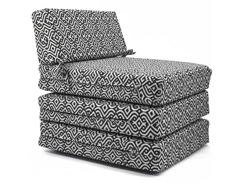 Πολυθρόνα - Κρεβάτι Flip Chair Panama 70% αδιαβροχοποίηση Ύφασμα απόχρωση σχέδιο (Rail Design 15221-01)