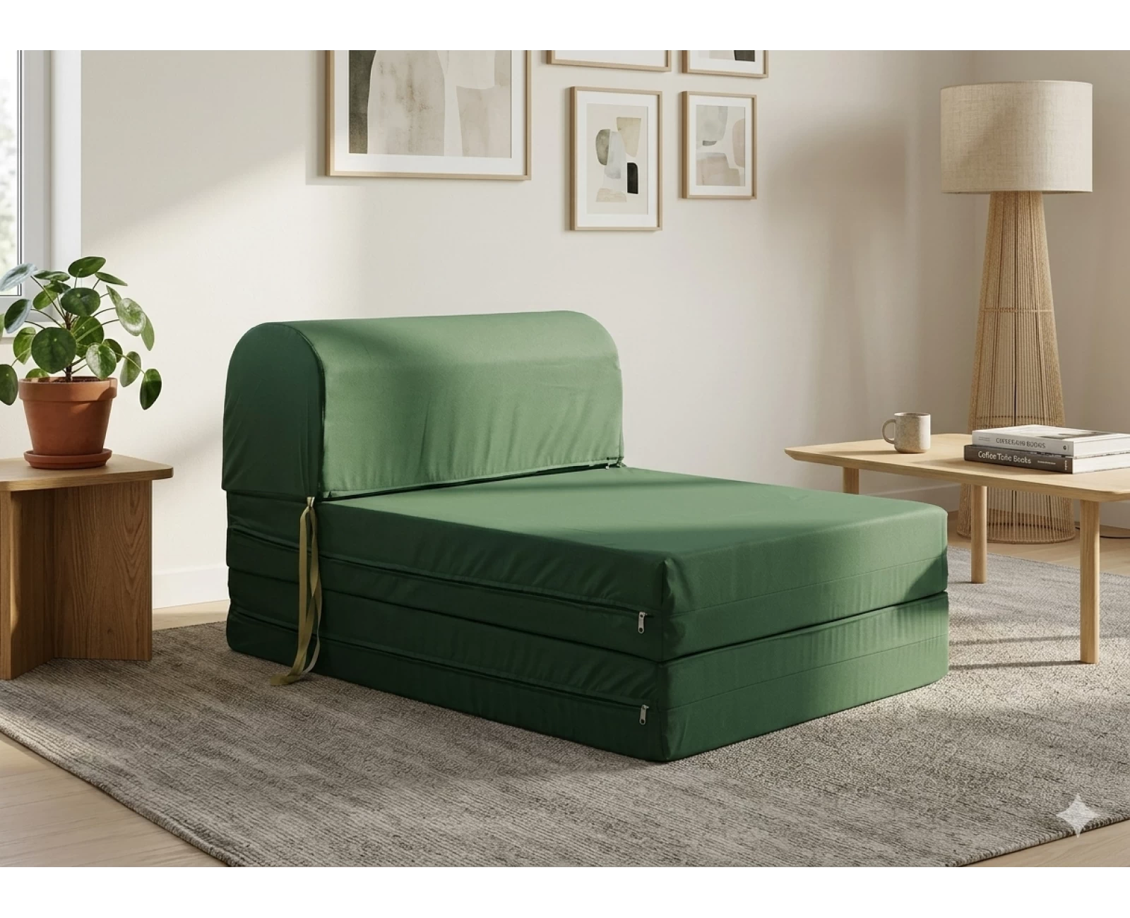 Πολυθρόνα - Κρεβάτι Flip Chair πράσινο Florina | Mypouf.gr