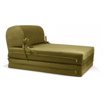 Πολυθρόνα - Κρεβάτι Flip Chair Velure Florina αποχρώσεις του κίτρινου