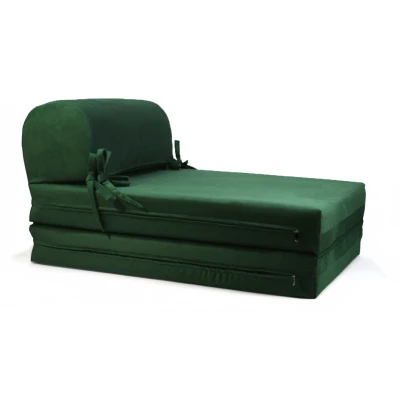 Πολυθρόνα - Κρεβάτι Flip Chair Velure Florina αποχρώσεις του Κυπαρισί