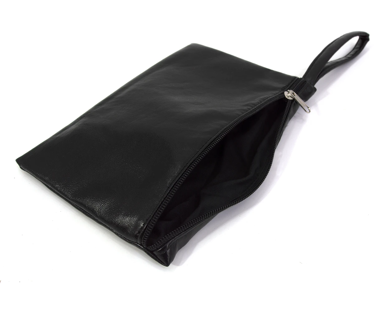 Τσαντάκι - Νεσεσέρ δερματίνη Mineosota Black | Mypouf.gr