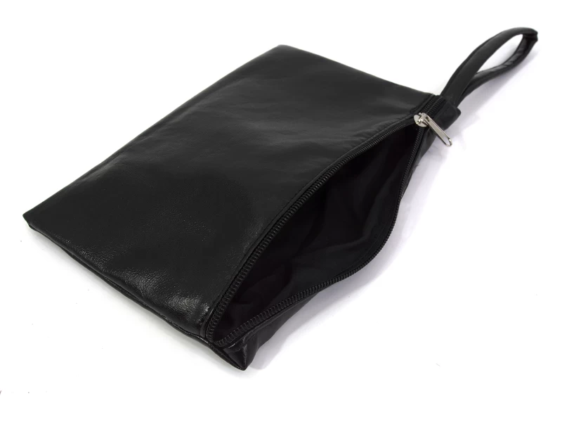 Τσαντάκι - Νεσεσέρ δερματίνη Mineosota Black