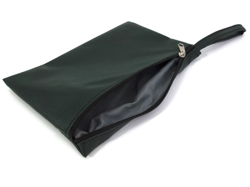 Τσαντάκι - Νεσεσέρ δερματίνη Odario Dark Green