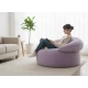 Πουφ πολυθρόνα Big size Velure αποχρώσεις του μωβ Φ120 x 100εκ. | Mypouf.gr