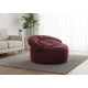 Πουφ πολυθρόνα Big size Velure αποχρώσεις του Μπορντώ Φ120 x 100εκ. | Mypouf.gr