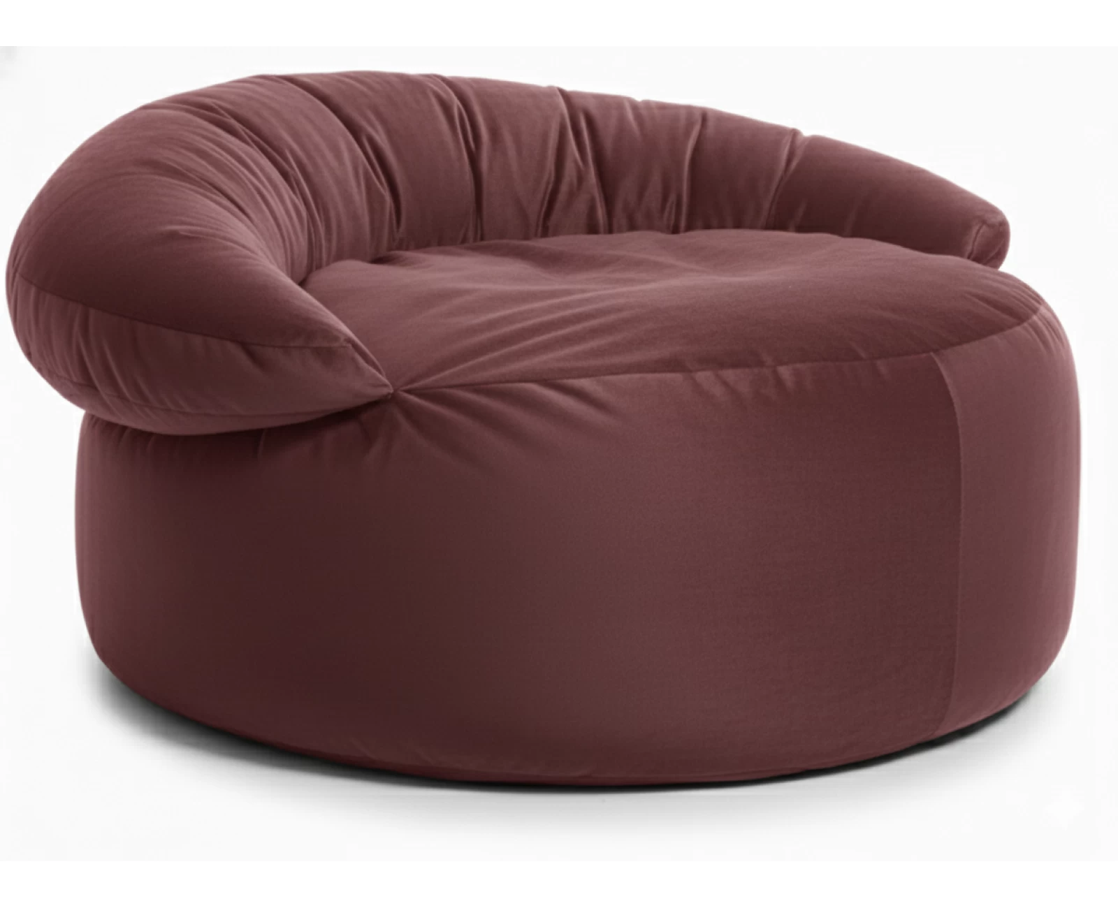 Πουφ πολυθρόνα Big size Velure αποχρώσεις του σάπιου Μήλου Φ120 x 100εκ. | Mypouf.gr
