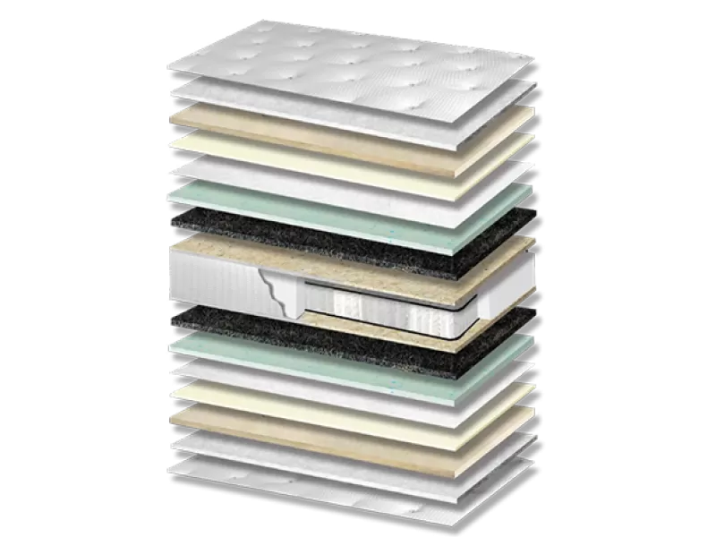 Στρώμα ύπνου Gold Memory Gel Polo Orion Pocket Kapitone Σκληρότητας Medium Πάχος 30/32 εκ.