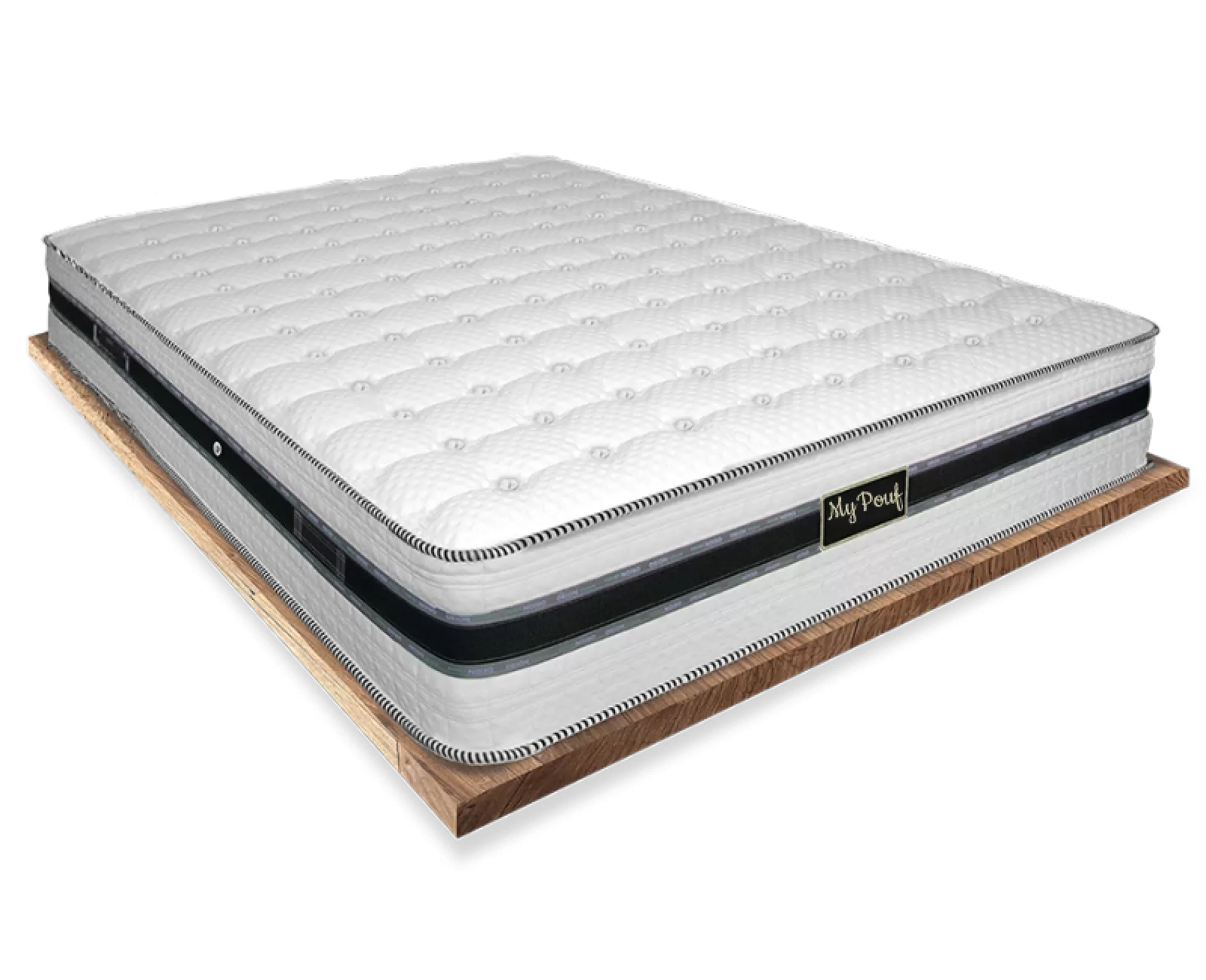 Στρώμα ύπνου Nature Latex Polo Coco Pocket Kapitone Σκληρότητας Medium Πάχος 26/28 εκ. | Mypouf.gr