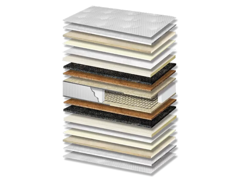 Στρώμα Ύπνου Platinum Extra Latex Polo Coco Σκληρότητας Medium Πάχος 34/38 εκ.