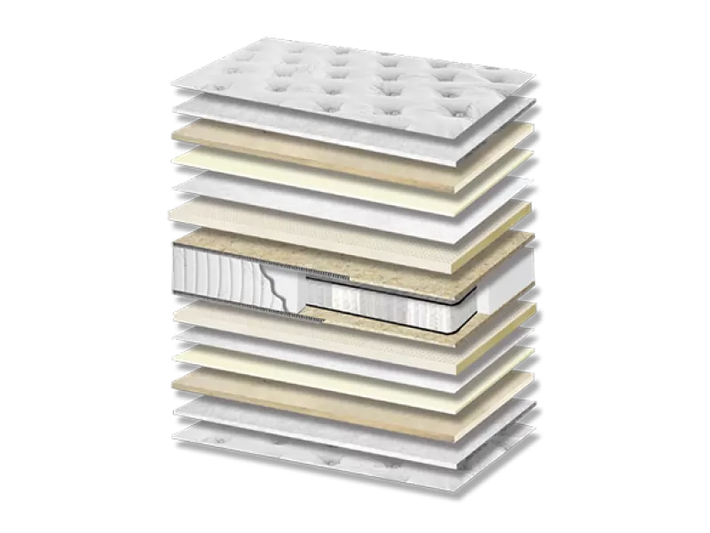 Στρώμα ύπνου Silver Extra Latex Orion Pocket Kapitone Σκληρότητας Medium Πάχος 30/32 εκ.