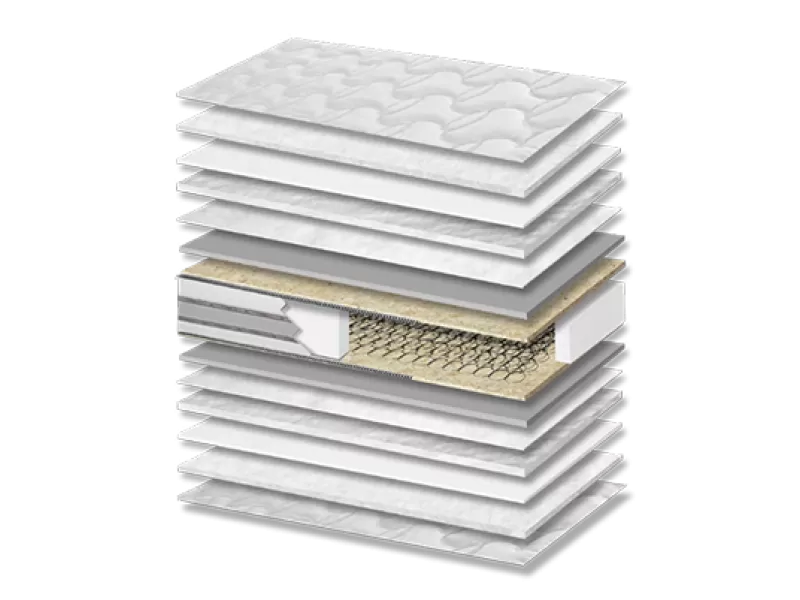 Στρώμα Ύπνου Star Plus 3D Medium Σκληρότητας Πάχος 23/25 εκ.