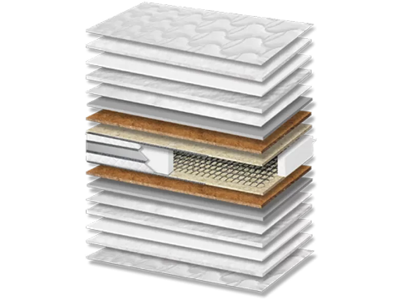 Στρώμα Ύπνου Star Plus Coco Mini Bonnell 3D Medium Σκληρότητας Πάχος 25/27 εκ.