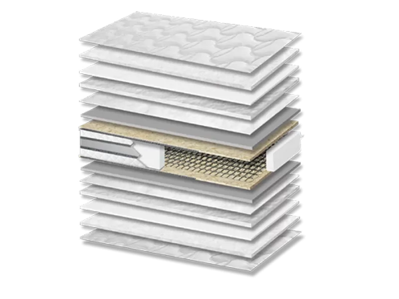 Στρώμα Ύπνου Star Plus Mini Bonnell 3D Hard Σκληρότητας Πάχος 24/26 εκ.