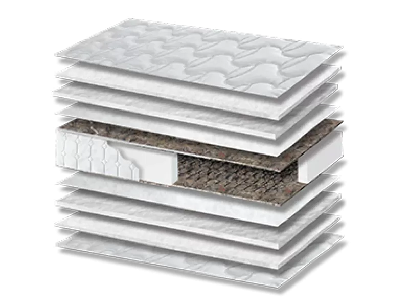 Στρώμα Ύπνου Basic Alpha Medium Σκληρότητας Πάχος 20/22 εκ.