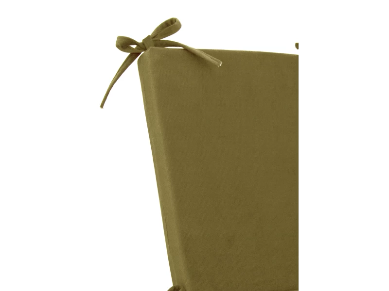 Μαξιλάρι με πλάτη Velure για καρέκλες- πολυθρόνες με κορδόνια στην πλάτη μονόχρωμο Κίτρινο Μαξιλάρι με πλάτη Velure για καρέκλες- πολυθρόνες με κορδόνια στην πλάτη μονόχρωμο Κίτρινο