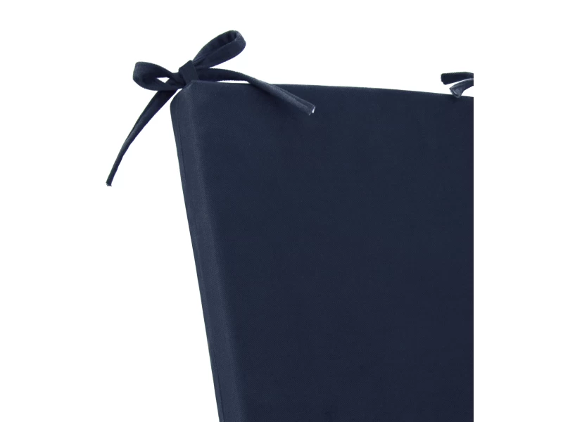 Μαξιλάρι με πλάτη Velure για καρέκλες- πολυθρόνες με κορδόνια στην πλάτη μονόχρωμο Μπλε σκούρο Μαξιλάρι με πλάτη Velure για καρέκλες- πολυθρόνες με κορδόνια στην πλάτη μονόχρωμο Μπλε σκούρο