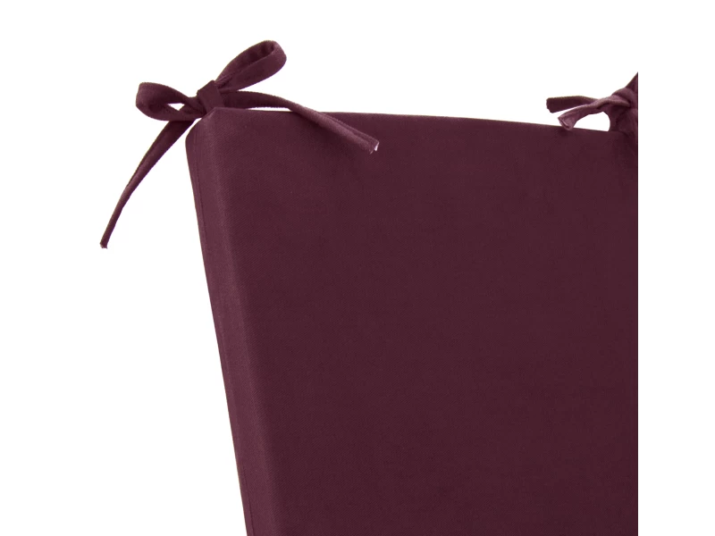 Μαξιλάρι με πλάτη Velure για καρέκλες- πολυθρόνες με κορδόνια στην πλάτη μονόχρωμο Μπορντώ Μαξιλάρι με πλάτη Velure για καρέκλες- πολυθρόνες με κορδόνια στην πλάτη μονόχρωμο Μπορντώ
