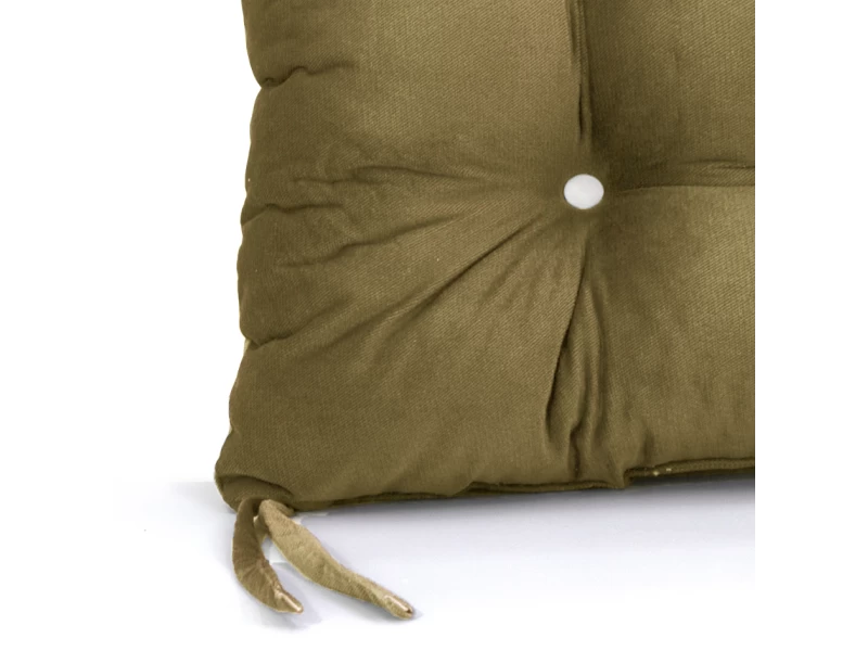 Μαξιλάρι πέταλο Velure κάθισμα μπαμπού - Κίτρινο