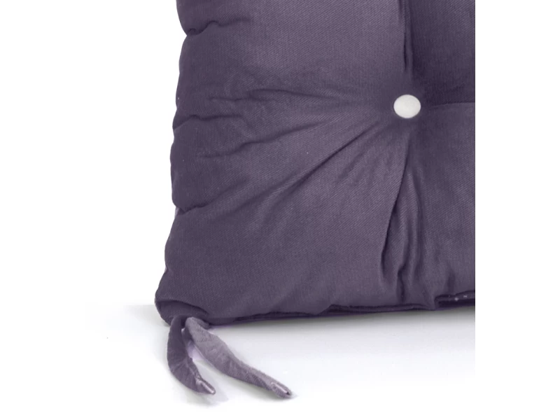 Μαξιλάρι πέταλο Velure κάθισμα μπαμπού - Μωβ