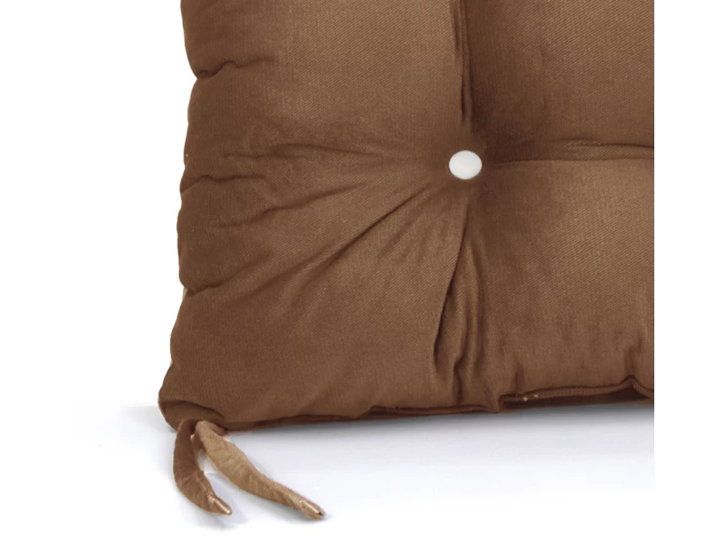 Μαξιλάρι πέταλο Velure κάθισμα μπαμπού - Πορτοκαλί