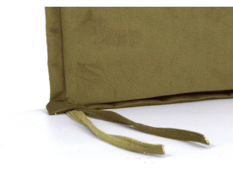 Μαξιλάρι Velure καρέκλας τετράγωνο Κίτρινο χρώμα με αυτιά