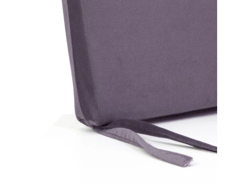 Μαξιλάρι Velure καρέκλας τετράγωνο Μωβ χρώμα